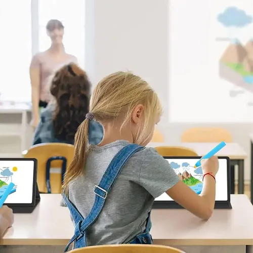 Miniatura 6 de Kenkor Lápiz táctil para niños, universal, compatible con iPad/iPhone/Android/Samsung/Kindle/Microsoft/Tablet, color azul