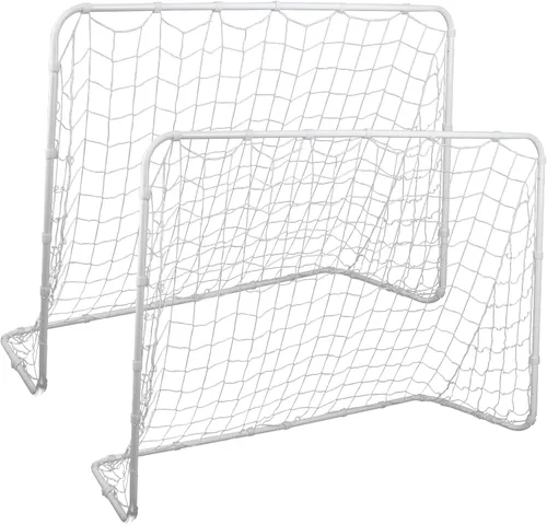 Miniatura 12 de ZENY Portería de fútbol portátil para patio trasero, 12 x 6 / 10 x 6.5 / 8 x 5 pies, red y marco de fútbol para niños y adultos para práctica