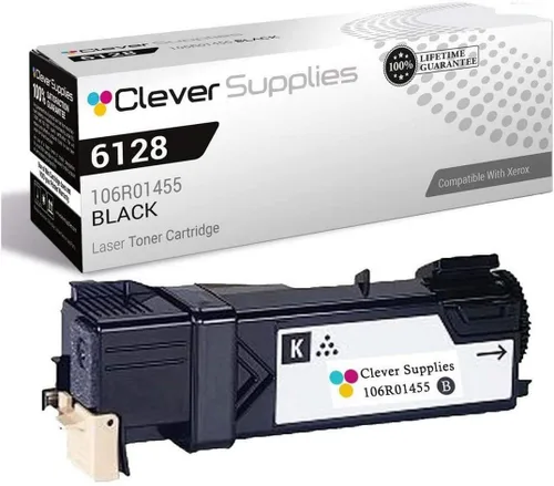 Miniatura 165 de CS compatible Xerox Phaser 6510/WorkCentre 6515 (106r03480) 2 cartuchos de tóner negro para Phaser 6510, WorkCentre 6515 2 negro