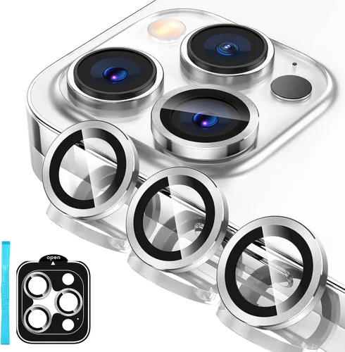 Miniatura 9 de Tensea Protector de lente de cámara Compatible para iPhone 17 Pro Max/17 Pro/15 Pro Max/15 Pro/16 Pro Max/16 Pro/14 Pro Max/14 Pro, Cubierta