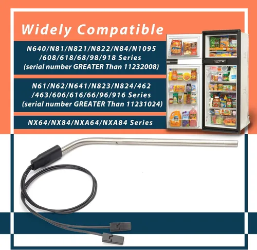 Miniatura 4 de Repuesto de elemento calefactor de refrigerador 630811 actualizado para unidad de refrigeración Norcold RV Rridge serie N1095 N61 N62 N64 N81 N82