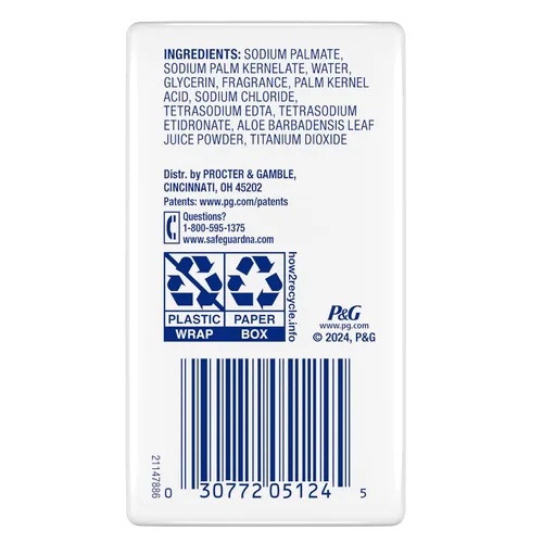 Miniatura 12 de Safeguard Jabón en Barra Micelar de Limpieza Profunda para Baño, elimina el 99 por ciento de las bacterias, deja la piel suave, aroma fresco