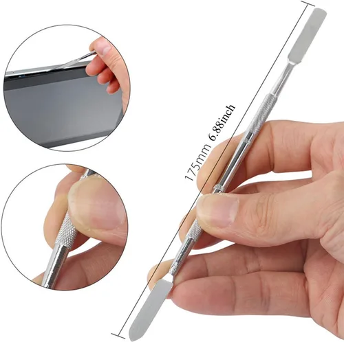 Miniatura 5 de LIFEGOO Safe - Kit de herramientas de apertura de pantalla de acero ultrafino y sin nailon para teléfono celular, LCD, MacBook, iPad, iPod, tableta