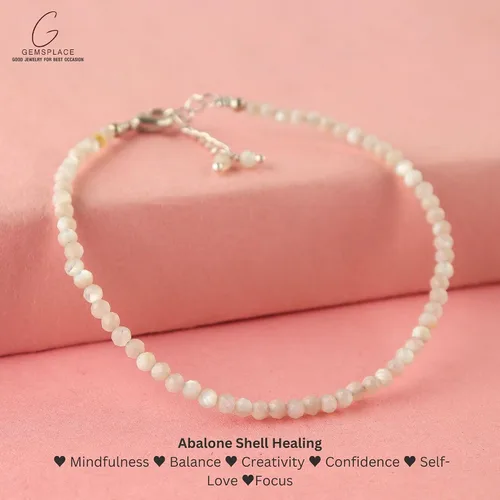 Miniatura 6 de Pulsera de cuentas de piedras preciosas de 0.118 in