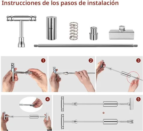 Miniatura 7 de Manelord Extractor de abolladuras, removedor de abolladuras con barra en T y pestañas extractoras de abolladuras mejoradas para reparación
