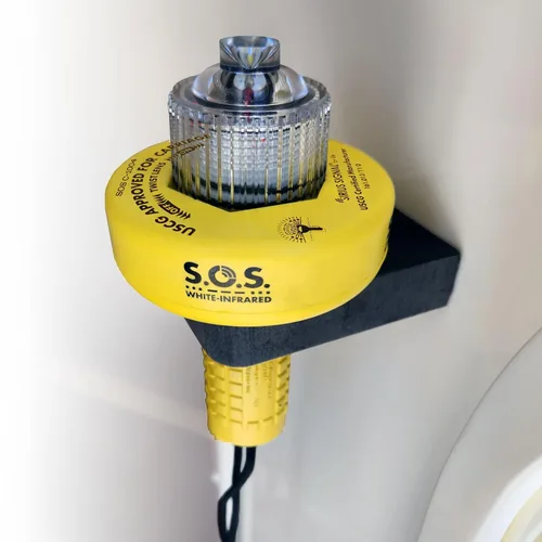 Miniatura 7 de Sirius Signal C-1004 SOS - Señal de socorro LED, blanco e infrarrojo, aprobado por USCG, incluye soporte de pantalla, soporte de almacenamiento