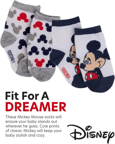 Miniatura 3 de Disney Baby Boys' Crew Socks