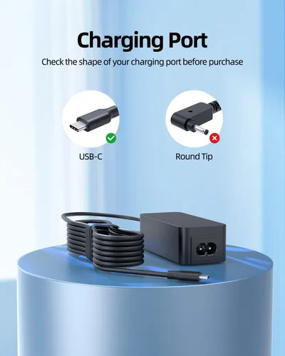 Miniatura 3 de Superer Cargador USB C de 45 W apto para Lenovo Chromebook Laptop Ordenador Adaptador de Fuente de Alimentación Adaptador de Reemplazo
