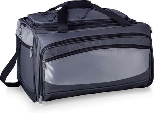 Miniatura 7 de ONIVA – una marca Picnic Time Buccaneer - Bolsa portátil para parrilla de carbón y hielera, (negro con detalles en gris)