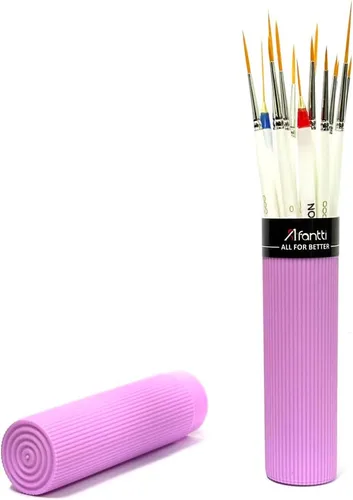 Miniatura 7 de Juego de 15 pinceles de pintura fina para detalles, micro mini pinceles para artistas, punta ultra fina, para delineadores de escritura acrílica