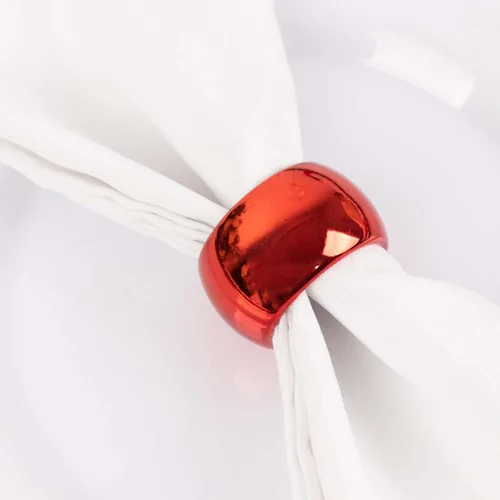 Miniatura 2 de Efavormart - Juego de 20 servilleteros acrílicos rojos al por mayor para ajustes de lugar, bodas, recepciones, cenas o fiestas de vacaciones