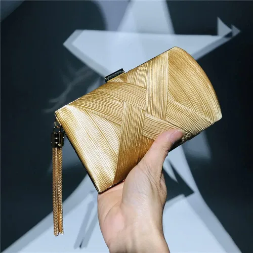 Miniatura 2 de JIAJIA 3294 - Bolsos de mano para mujer con borlas para boda noche