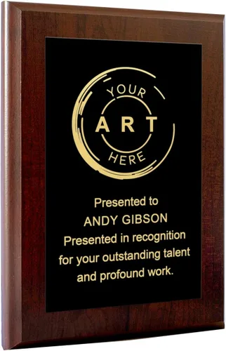 Miniatura 9 de Placas y premios grabados personalizados. Ideales para jubilación, agradecimiento, reconocimiento militar, logros especiales, memoriales, deportes