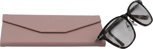 Miniatura 120 de Real Sic Funda para lentes de sol para hombres y mujeres, soporte magnético plegable para lentes de sol, inspirado en el color sólido