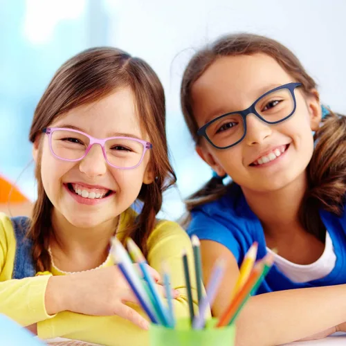 Miniatura 2 de ZENOTTIC Lentes de bloqueo de luz azul para niños, paquete de 2 lentes antirreflejos, lentes ligeros para computadora para niños y niñas