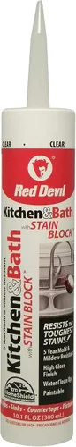 Miniatura 6 de Red Devil 075522 Sellador de bloque de manchas de cocina y baño, paquete de 1, galletas