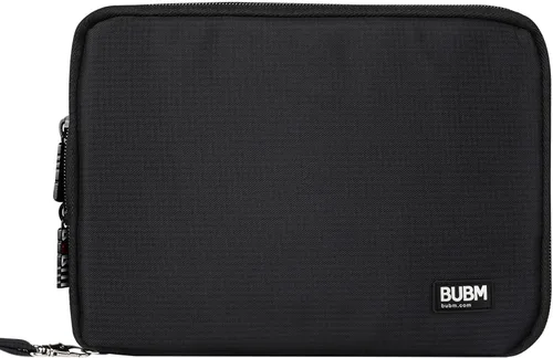 Miniatura 7 de Organizador de equipaje con doble capa para viajes BUBM, para llevar dispositivos y accesorios electrónicos., Negro, 2 capas L