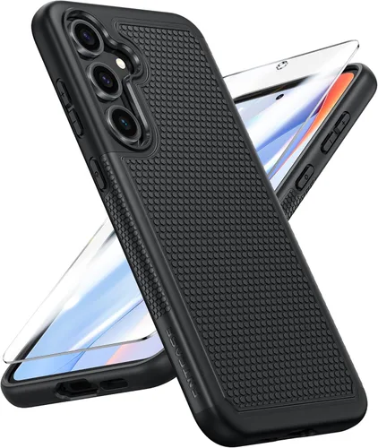 Miniatura 88 de FNTCASE Funda para teléfono Galaxy A14-5G: protección contra caídas de grado militar Samsung A14 5G, probada contra caídas de 14 pies, protector