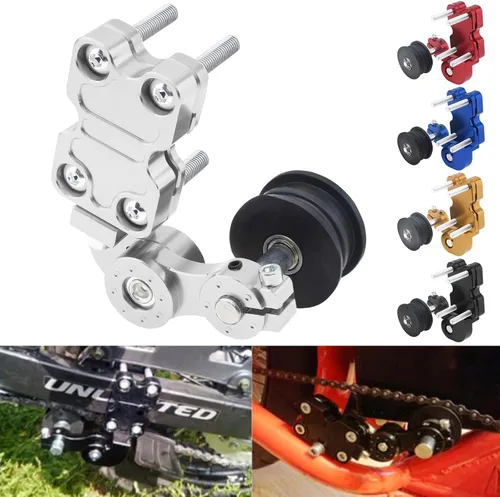 Miniatura 3 de Windance Ajustador Tensor de cadena para motocicleta Chopper ATV (negro) Self-adjusting torsion spring compensates chain stretch.Maintains correct
