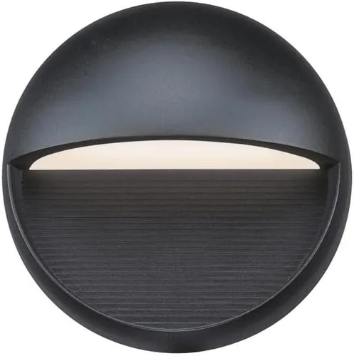 Miniatura 3 de Westinghouse 6579000 Winslett Transitional One-Light Dimmable LED Outdoor Wall Light Sconce, Dark Sky Friendly, Textured Black Finish, Frosted Glass