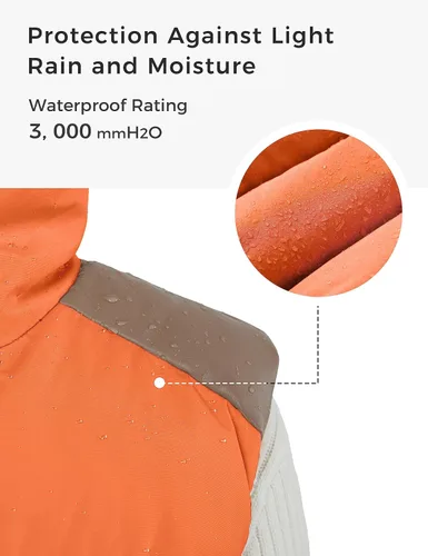 Miniatura 4 de ZSHOW Ropa para mujer - Chaqueta casual de forro polar con capucha para mujer
