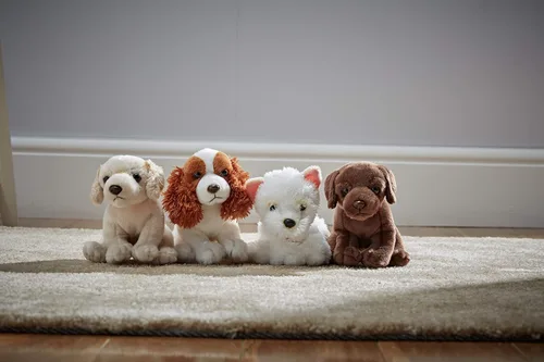 Miniatura 2 de Living Nature Golden Retriever - Cachorro de peluche suave y realista para perro, peluche ecológico Naturli, 6 pulgadas