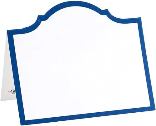 Miniatura 3 de Caspari Tarjetas de lugar troqueladas Arch en azul huevo de Robin - 24