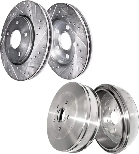 Miniatura 20 de Detroit Axle - Rotores de freno traseros para Toyota GR Supra BMW 230i 330e 330i 430i 530i 530i 530e 540d 540i xDrive X3 X4 Z4, rotores de freno