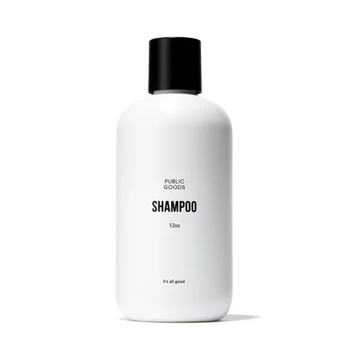 Public Goods Champú para mujeres y hombres | Champú suave natural para limpiar y nutrir todo tipo de cabello | Fabricado con aceites esenciales