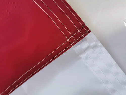 Banderas estadounidenses para exteriores de 2.5 x 4 pies, bandera estadounidense para exteriores con estrellas bordadas y tiras cosidas, banderas y