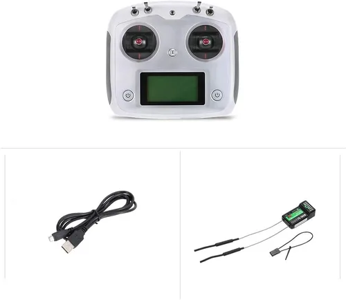 Miniatura 9 de GoolRC Flysky FS-i6s 2.4G 10CH AFHDS 2A Transmisor RC con receptor FS-iA6B para RC Drone Avión Multicopter plateado