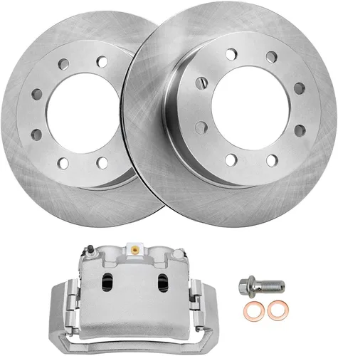 Miniatura 18 de Detroit Axle - Rotores de freno traseros para Volkswagen Beetle Jetta Golf SportWagen Audi A3 2010 2011 2012 2013 2014 2015 2016 2017 2018 2019