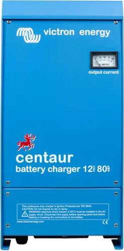 Victron Energy Cargador de batería Centaur de 12 voltios y 80 amperios de 3 bancos