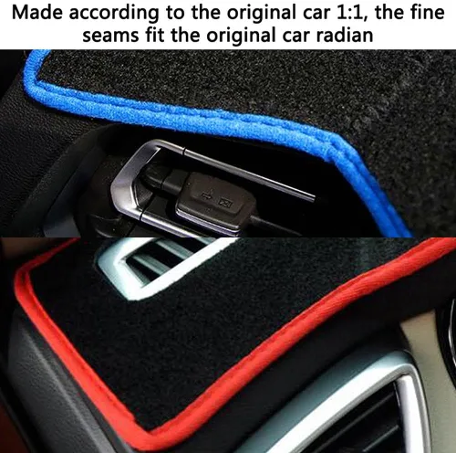 Miniatura 3 de Compatible con VW Jetta MK6 2013-2018 LHD, cubierta de salpicadero de automóvil, cubierta multifunción para salpicadero, protección
