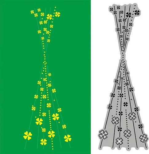 Miniatura 7 de Troqueles de metal de línea de puntos para hacer tarjetas, plantillas de corte para álbumes de recortes, álbum de fotos, plantilla de estampado de 01