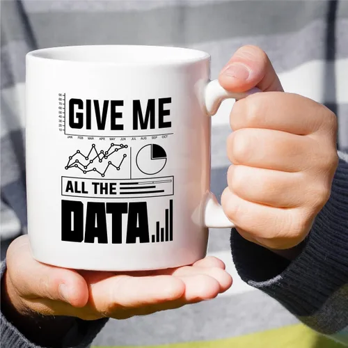 Miniatura 4 de Retreez Taza divertida – Give Me All The Data Science Scientist Analyst Computer Accounting - Tazas de café de cerámica de 11 onzas, sarcasmo
