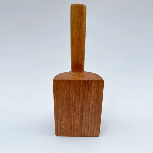 Miniatura 9 de MakeMake Herramientas Mazo de arcilla de madera hecho a mano 20oz Mazo de cerámica Mazo de cerámica