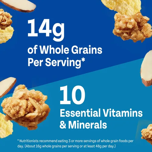 Miniatura 7 de Honey Bunches of Oats Almendra, saludable para el corazón, bajo en grasa, hecho con cereales integrales, caja de 12 onzas (paquete de 3)