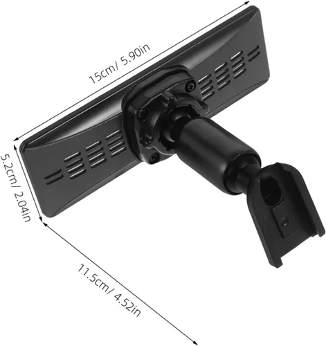 Miniatura 2 de Housoutil Soporte de espejo retrovisor resistente, fácil de instalar, brazo de montaje de leva de salpicadero para SUV y camiones