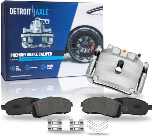 Miniatura 80 de Detroit Axle - Pinza de disco del lado del acompañante + pastillas de freno de cerámica de repuesto para Lexus HS250H Toyota RAV4 Prius V Scion xB