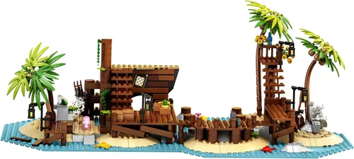 Miniatura 6 de LEGO Ideas Pirates of Barracuda Bay 21322 Kit de construcción, modelo de naufragio pirata con figuras de acción pirata para jugar y exhibir, hace un