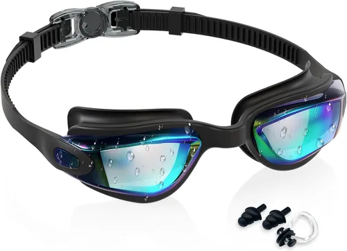 Aegend Gafas de natación – Gafas de natación para niños de 3 a 14 años, niñas y jóvenes, sin fugas, visión clara
