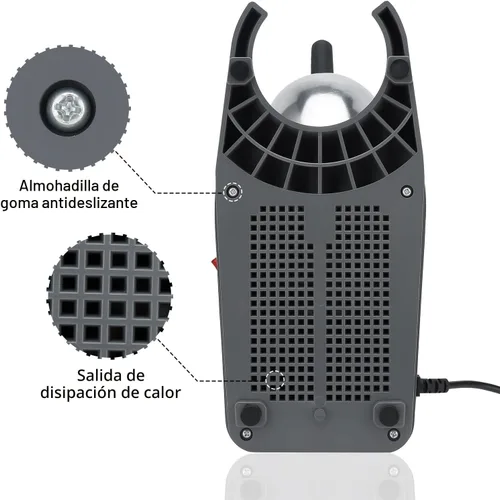 Miniatura 7 de Reespring Máquina de Conos de Nieve Máquina de Hielo Raspado Trituradora de Hielo con Cuchilla de Acero Inoxidable Eléctrica de Cocina para Hielo