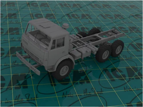 Miniatura 11 de ICM Models 1/35 Kit de modelo de camión del ejército soviético de seis ruedas