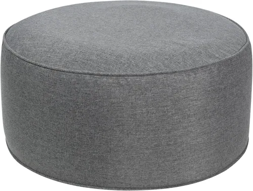 Miniatura 12 de FUNHOME Taburete inflable otomano con asa, reposapiés para todo tipo de clima, asiento de 20 pulgadas de diámetro x 9 pulgadas de alto, taburete