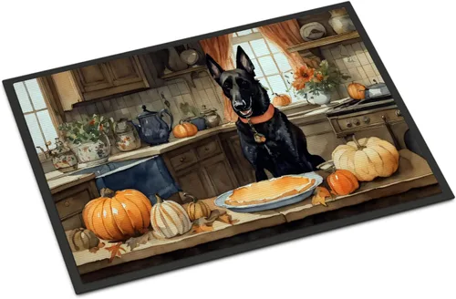 Miniatura 17 de Caroline's Treasures DAC1720MAT Affenpinscher - Tapete de otoño para cocina, con calabazas, 18 x 27 pulgadas, tapete para puerta delantera