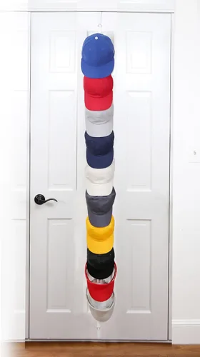 Perfect Curve Organizador de Sombreros Perchero para Gorras FAV | Percheros para sombreros | Capacidad para hasta 20 gorras | Organizador sobre la