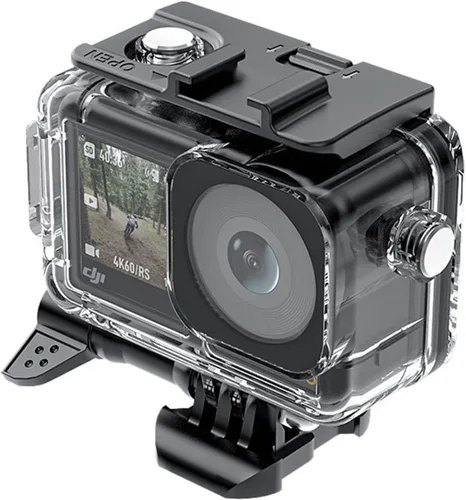 Miniatura 6 de Funda impermeable para DJI Osmo Action 4/Osmo Action 3 Cámara, 40M/131FT Submarino Buceo Carcasa protectora con soporte Carcasa impermeable Kit