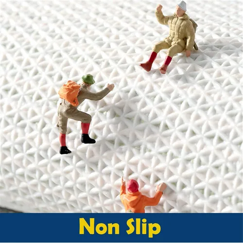 Miniatura 4 de Alfombras de baño antideslizantes, lavables, lindas alfombras de baño azul marino, microfibra extrasuave absorbente de agua, juego de ducha