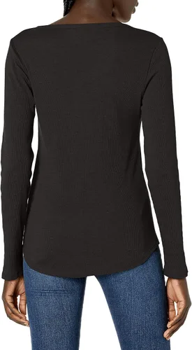Miniatura 2 de Dickies Camisa Henley de manga larga con 3 botones para mujer